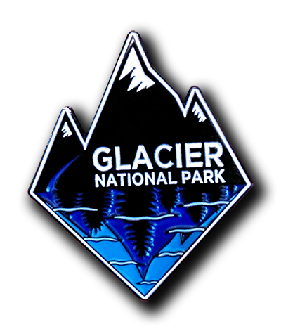 Glacier National Park - PIN - Freedom Icon Enamel Pin