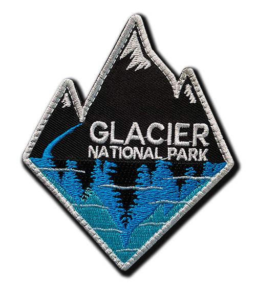 Glacier National Park - FREEDOM Icon Patch VELCRO